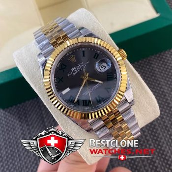Rolex Datejust 41mm Ref 126333 0020 Wimbledon Super Clone Watch (5)