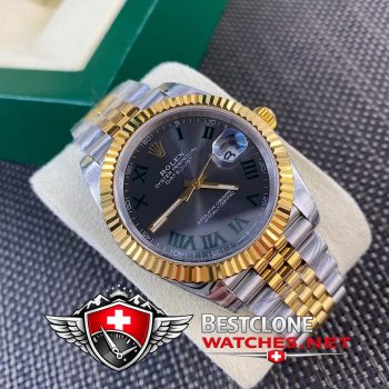 Rolex Datejust 41mm Ref 126333 0020 Wimbledon Super Clone Watch (6)