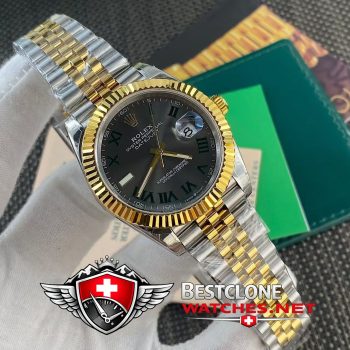 Rolex Datejust 41mm Ref 126333 0020 Wimbledon Super Clone Watch (7)