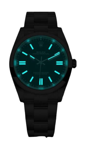 Alternative view of Rolex Oyster Perpetual Super Clone Swiss Replica Watch Ref M124300-0005 3230 Swiss Movement