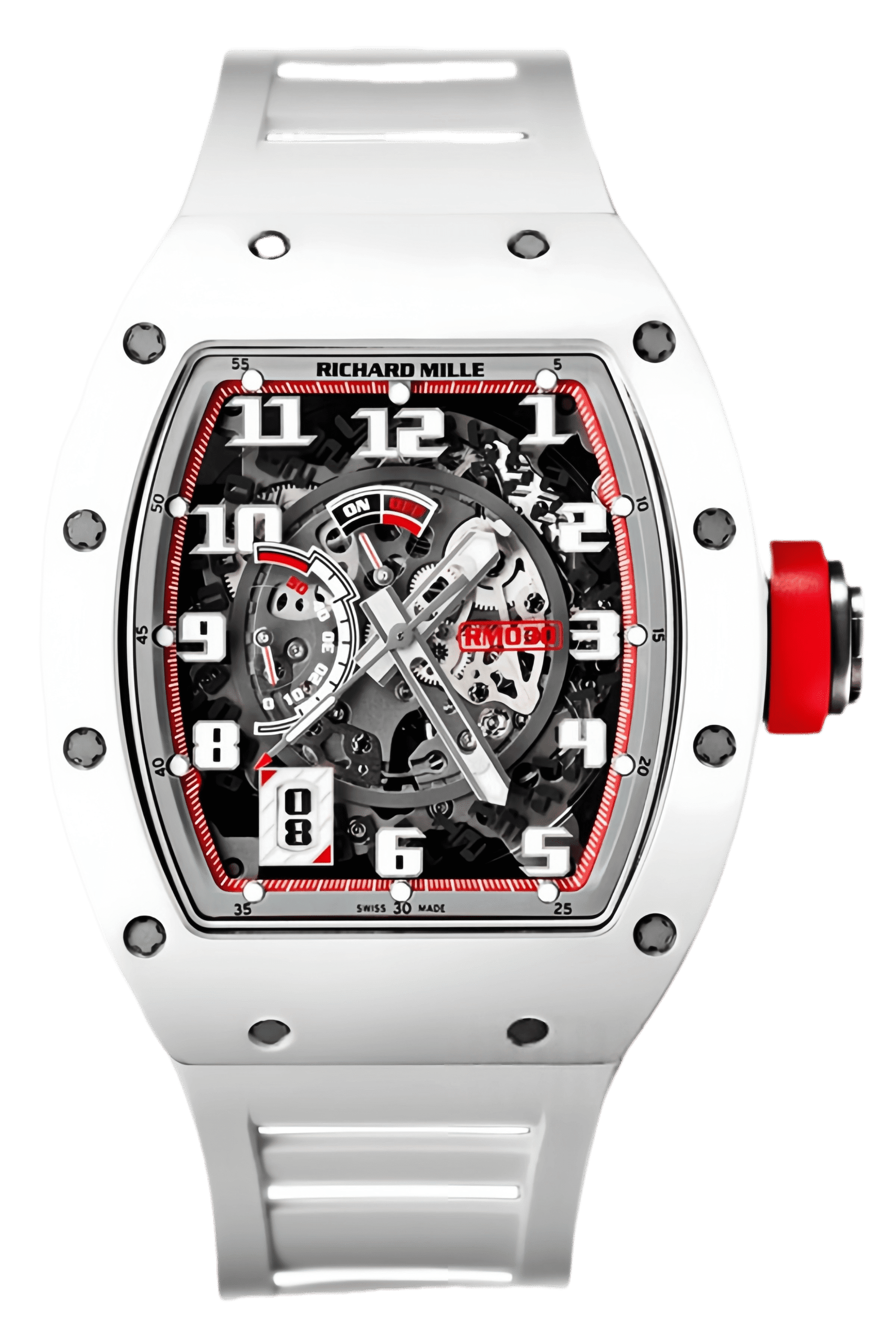 Richard Mille RM 030 Rubber Strap Super Clone Watch - Top-quality 1:1 Swiss Replica Watch