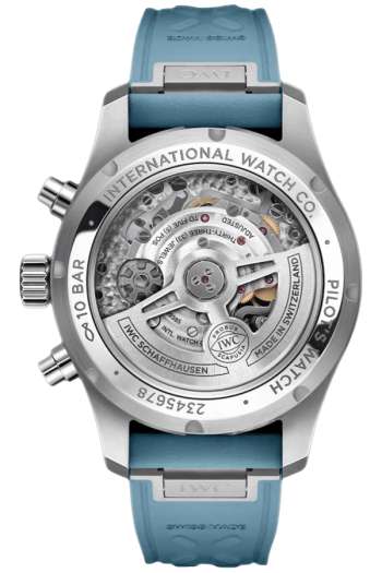 Alternative view of IWC Pilots Watch Chronograph IW388117 Super Clone