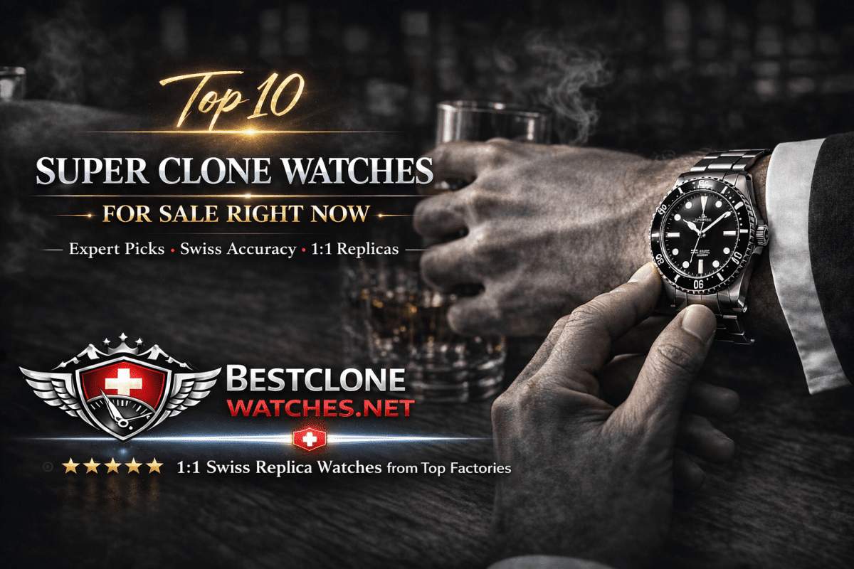 Top 10 super clone watches for sale featuring 1:1 Swiss replica watches from top factories