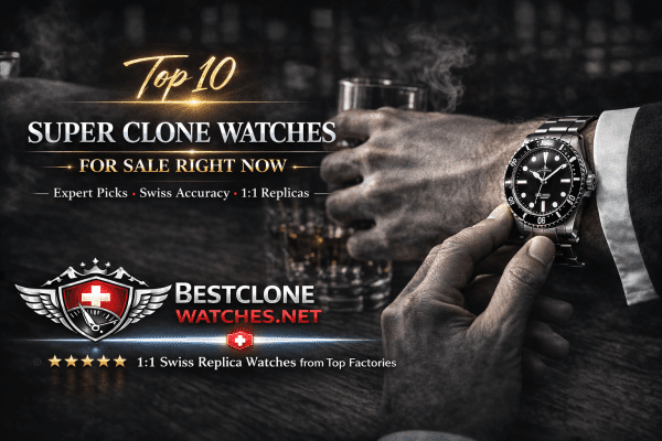 Top 10 super clone watches for sale featuring 1:1 Swiss replica watches from top factories
