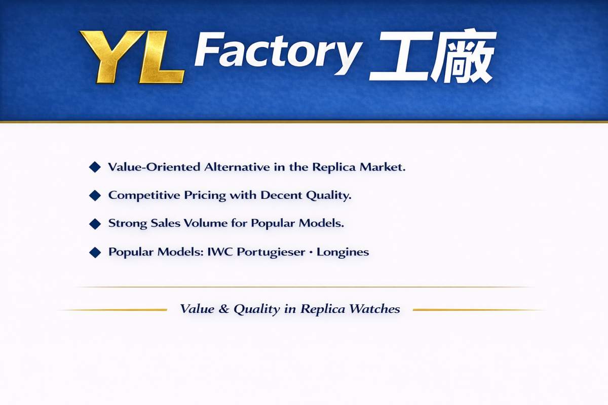 Revisión del reloj superclónico de YL Factory, que incluye modelos de réplica de IWC Portugieser y Longines a buen precio