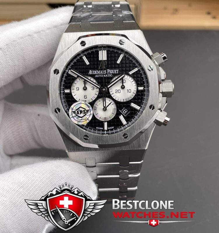 APS Replica AP Royal Oak 26331 Black Panda Front View