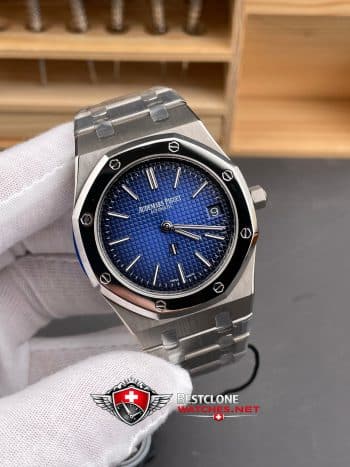 Audemars Piguet Royal Oak 15202IP.OO.1240IP.01 Super Clone Watch – Blue Dial 39mm Ultra Thin (2)