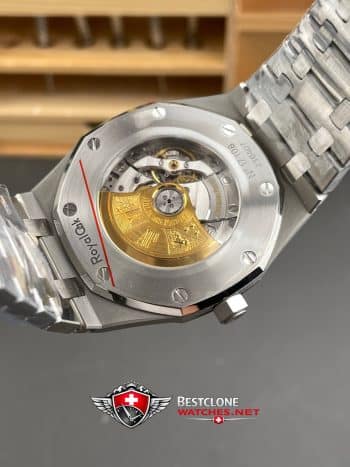 Audemars Piguet Royal Oak 15400ST.OO.1220ST.03 Super Clone Watch – Blue Dial Stainless Steel Bracelet (5)