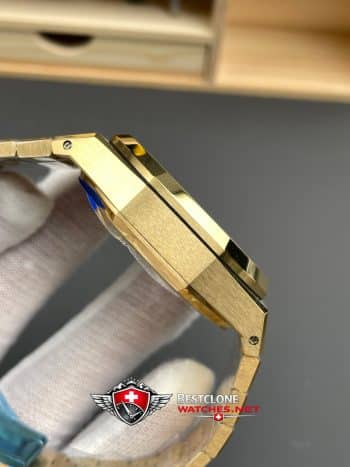 Audemars Piguet Royal Oak Chronograph 26240BA.OO.1320BA.02 Super Clone Watch – Gold Dial Full Gold Bracelet (4)
