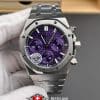 Audemars Piguet Royal Oak Chronograph 26240BC.OO.1320BC.01 Super Clone Watch – Purple Dial Stainless Steel Bracelet (2)