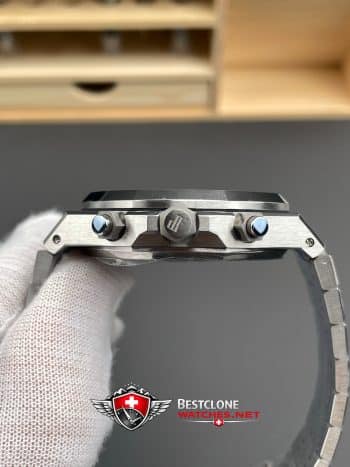 Audemars Piguet Royal Oak Chronograph 26240BC.OO.1320BC.01 Super Clone Watch – Purple Dial Stainless Steel Bracelet (6)