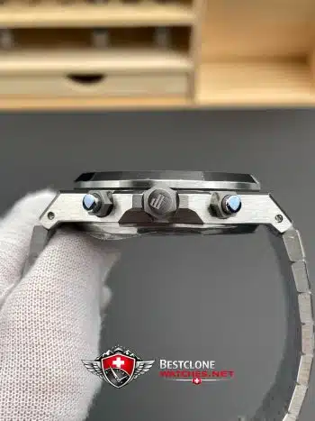 Audemars Piguet Royal Oak Chronograph 26240BC.OO.1320BC.01 Super Clone Watch – Purple Dial Stainless Steel Bracelet (6)