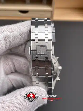 Audemars Piguet Royal Oak Chronograph 26240BC.OO.1320BC.01 Super Clone Watch – Purple Dial Stainless Steel Bracelet (8)