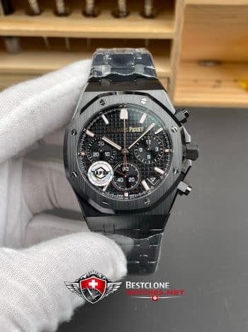 Audemars Piguet Royal Oak Chronograph 26240CE.OO.1225CE.02 Super Clone Watch – Black Ceramic Case & Bracelet (1)