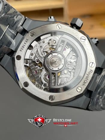 Audemars Piguet Royal Oak Chronograph 26240CE.OO.1225CE.02 Super Clone Watch – Black Ceramic Case & Bracelet (5)