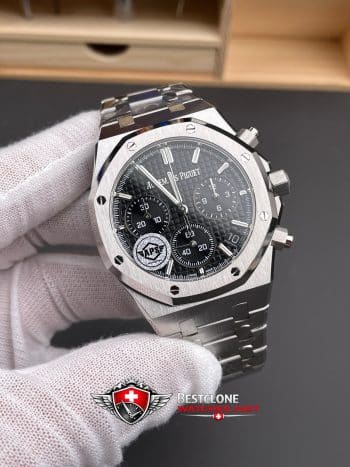 Audemars Piguet Royal Oak Chronograph 26240ST.OO.1320ST.06 Super Clone Watch – Black Dial Stainless Steel (3)