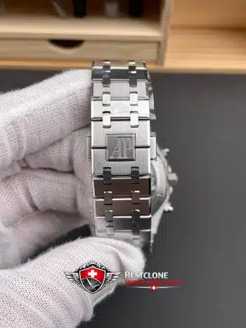 Audemars Piguet Royal Oak Chronograph 26240ST.OO.1320ST.07 Super Clone Watch – White Dial Stainless Steel (8)