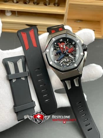 Audemars Piguet Royal Oak Concept 26631IO.OO.D002CA.01 Super Clone Watch – Spider Man Skeleton Dial (8)