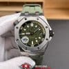 Audemars Piguet Royal Oak Offshore 15720st Avocado Green Dial Rubber Strap Super Clone Watch (1)