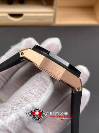 Audemars Piguet Royal Oak Offshore Chronograph 26420RO.OO.A002CA.01 Super Clone Watch – Black & Rose Gold Panda Dial (4)