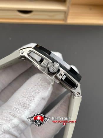 Audemars Piguet Royal Oak Offshore Chronograph 26420SO.OO.A600CA.01 Super Clone Watch – Brown Dial White Rubber Strap (4)