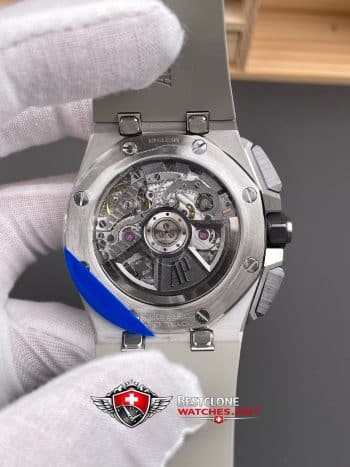 Audemars Piguet Royal Oak Offshore Chronograph 26420SO.OO.A600CA.01 Super Clone Watch – Brown Dial White Rubber Strap (5)