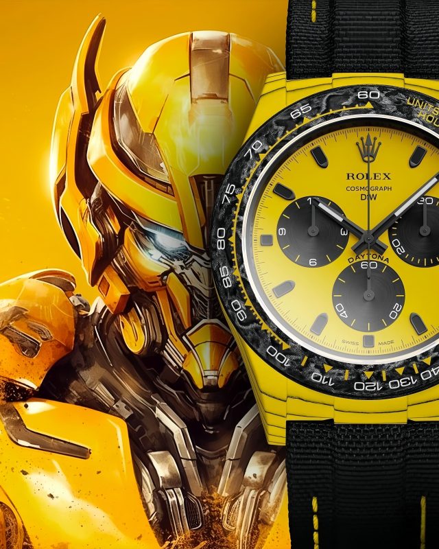 BUMBLEBEE Rolex DiW Daytona CarboQuartz Super Clon Reloj Póster