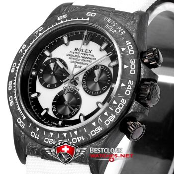 DIW Rolex Daytona Carbon Classic Super Clone – Cream Panda 4130 Edition (3)