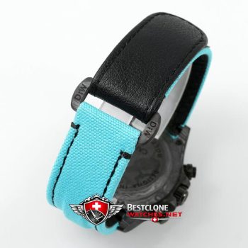 DIW Rolex Daytona Carbon Skeleton Super Clone Watch – Ice Blue Custom 4130 Edition (8)