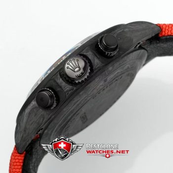 DIW Rolex Daytona Carbon Skeleton Super Clone Watch – Racing Red 4130 Edition (5)