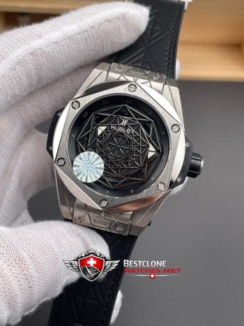 Hublot Big Bang Ref. 418.NX.1107.RX.MXM19 11 Super Clone Watch – Skeleton Dial Titanium Case Replica (1)
