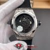Hublot Big Bang Ref. 418.NX.1107.RX.MXM19 11 Super Clon Reloj - Esqueleto Dial Titanio Caso Replica (2)