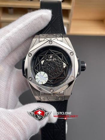 Hublot Big Bang Ref. 418.NX.1107.RX.MXM19 11 Super Clone Watch – Skeleton Dial Titanium Case Replica (2)