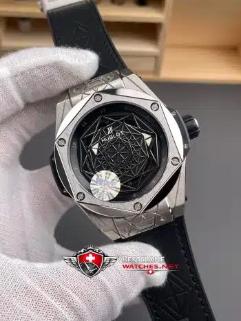 Hublot Big Bang Ref. 418.NX.1107.RX.MXM19 11 Super Clone Watch – Skeleton Dial Titanium Case Replica (3)