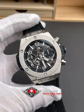 Hublot Big Bang Ref. 421.NX.1170.RX Super Clone Watch – Skeleton Dial Titanium Case (2)