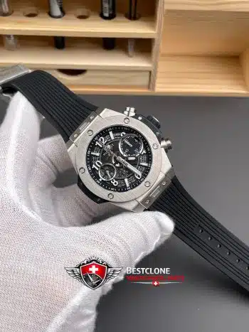 Hublot Big Bang Ref. 421.NX.1170.RX Super Clone Watch – Skeleton Dial Titanium Case (8)
