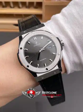 Hublot Classic Fusion Ref. 542.NX.7071.LR Super Clone Watch – Grey Dial Titanium Case (9)