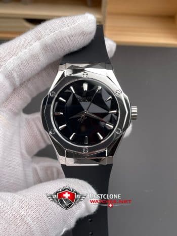 Hublot Classic Fusion Ref. 550.NS.1800.RX.ORL19 Super Clone Watch – Black Dial Stainless Steel (1)