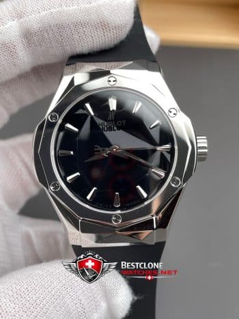 Hublot Classic Fusion Ref. 550.NS.1800.RX.ORL19 Super Clone Watch – Black Dial Stainless Steel (3)