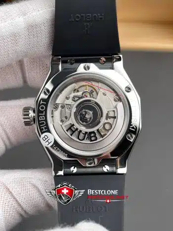 Hublot Classic Fusion Ref. 550.NS.1800.RX.ORL19 Super Clone Watch – Black Dial Stainless Steel (5)