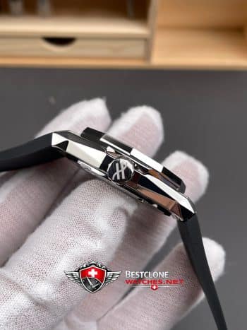 Hublot Classic Fusion Ref. 550.NS.1800.RX.ORL19 Super Clone Watch – Black Dial Stainless Steel (6)