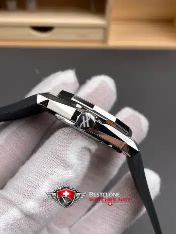 Hublot Classic Fusion Ref. 550.NS.1800.RX.ORL19 Super Clone Watch – Black Dial Stainless Steel (6)