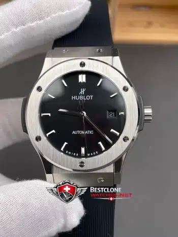 Hublot Classic Fusion Ref. 565.NX.1171.LR 11 Super Clone Watch – Black Dial Titanium Replica (3)