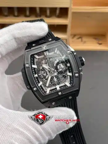 Hublot Spirit of Big Bang Ref. 642.CI.0170.RX Super Clone Watch – Skeleton Dial Tonneau Case (2)
