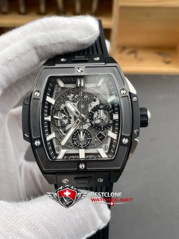 Hublot Spirit of Big Bang Ref. 642.CI.0170.RX Super Clone Watch – Skeleton Dial Tonneau Case (3)