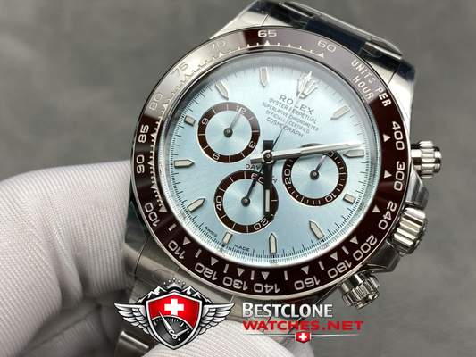 Ice Blue Daytona Close Up Dial Detail