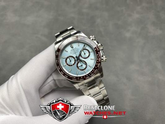 Ice Blue Daytona Front Dial Overview