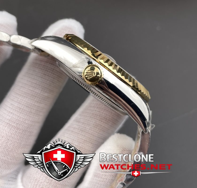 NOOB Two Tone Sky Dweller Case Side Profile & Thickness