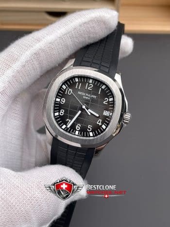 Patek Philippe Aquanaut 5167A 001 Super Clone Watch – 11 Replica Black Dial Steel (2)
