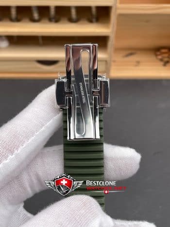 Patek Philippe Aquanaut 5168G 010 Super Clone Watch – 11 Replica Green Dial Rubber Strap (7)